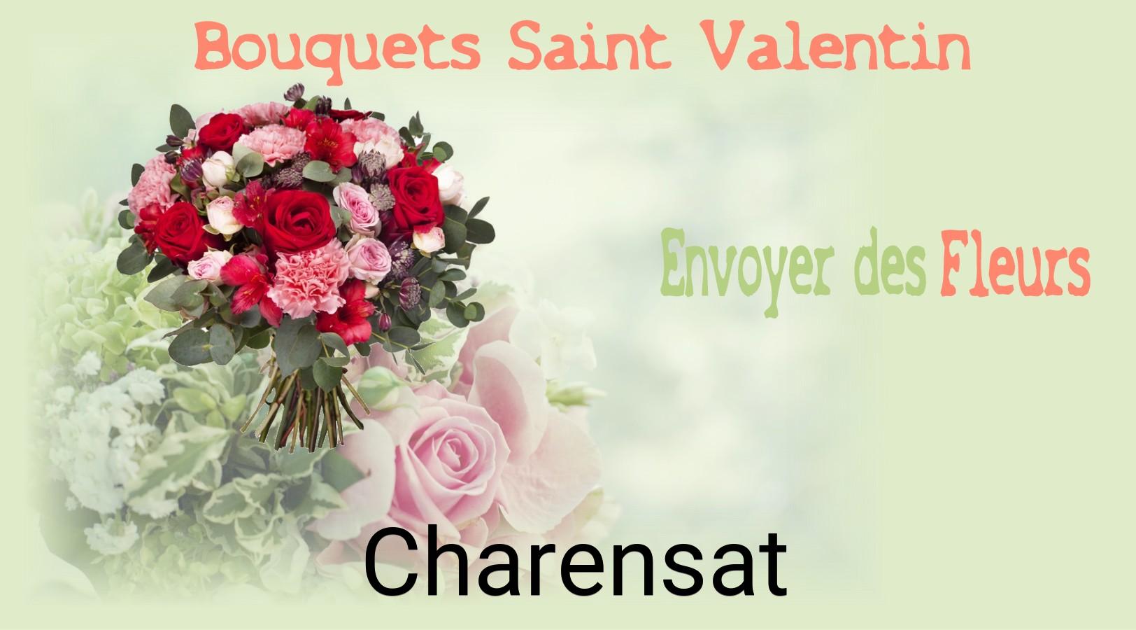 Roses de Saint-Valentin livrées à Charensat